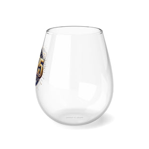 2025 Happy New Year Stemless Wine Glass