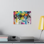 Load image into Gallery viewer, Urban Drip Graffiti Matte Canvas, Stretched, 0.75&quot;
