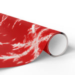 Load image into Gallery viewer, Red and White Snowflake Wrapping Paper
