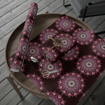 Load image into Gallery viewer, Black and PInk Mandala Wrapping Paper
