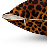 Load image into Gallery viewer, Leopard Print Square Pillow
