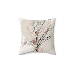 Load image into Gallery viewer, Eucalyptus Bunch Minimalist Line Art Pillow
