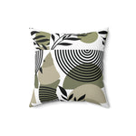 Load image into Gallery viewer, Olive Green Boho Throw Pillow
