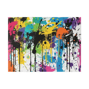 Urban Drip Graffiti Matte Canvas, Stretched, 0.75"