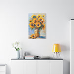 Load image into Gallery viewer, Sunflower Canvas Wall Art
