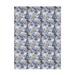 Load image into Gallery viewer, blue and gray winter theme plush fleece blanket
