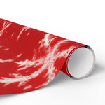 Load image into Gallery viewer, Red and White Snowflake Wrapping Paper
