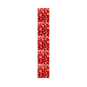 Red and White Snowflake Wrapping Paper