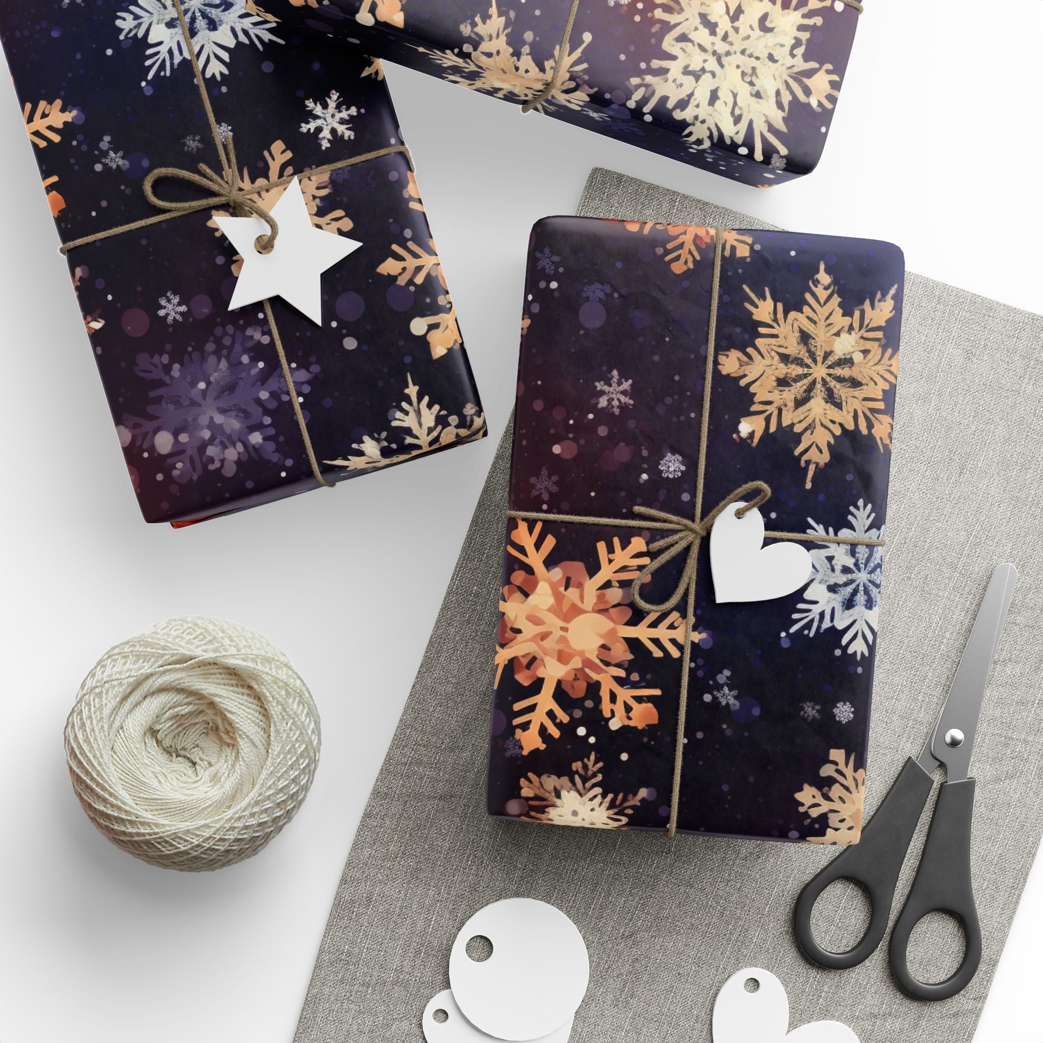 Christmas Star Wrapping Paper