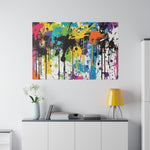 Load image into Gallery viewer, Urban Drip Graffiti Matte Canvas, Stretched, 0.75&quot;
