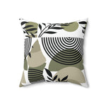 Load image into Gallery viewer, Olive Green Boho Throw Pillow
