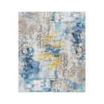 Load image into Gallery viewer, Midnight Silver Abstract Microfiber Blanket
