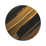 Load image into Gallery viewer, Brown and Black Oil Painting Design Round Rug
