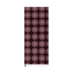 Black and PInk Mandala Wrapping Paper