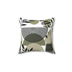 Load image into Gallery viewer, Olive Green Boho Throw Pillow
