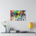 Load image into Gallery viewer, Urban Drip Graffiti Matte Canvas, Stretched, 0.75&quot;
