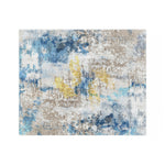 Load image into Gallery viewer, Midnight Silver Abstract Microfiber Blanket
