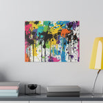 Load image into Gallery viewer, Urban Drip Graffiti Matte Canvas, Stretched, 0.75&quot;
