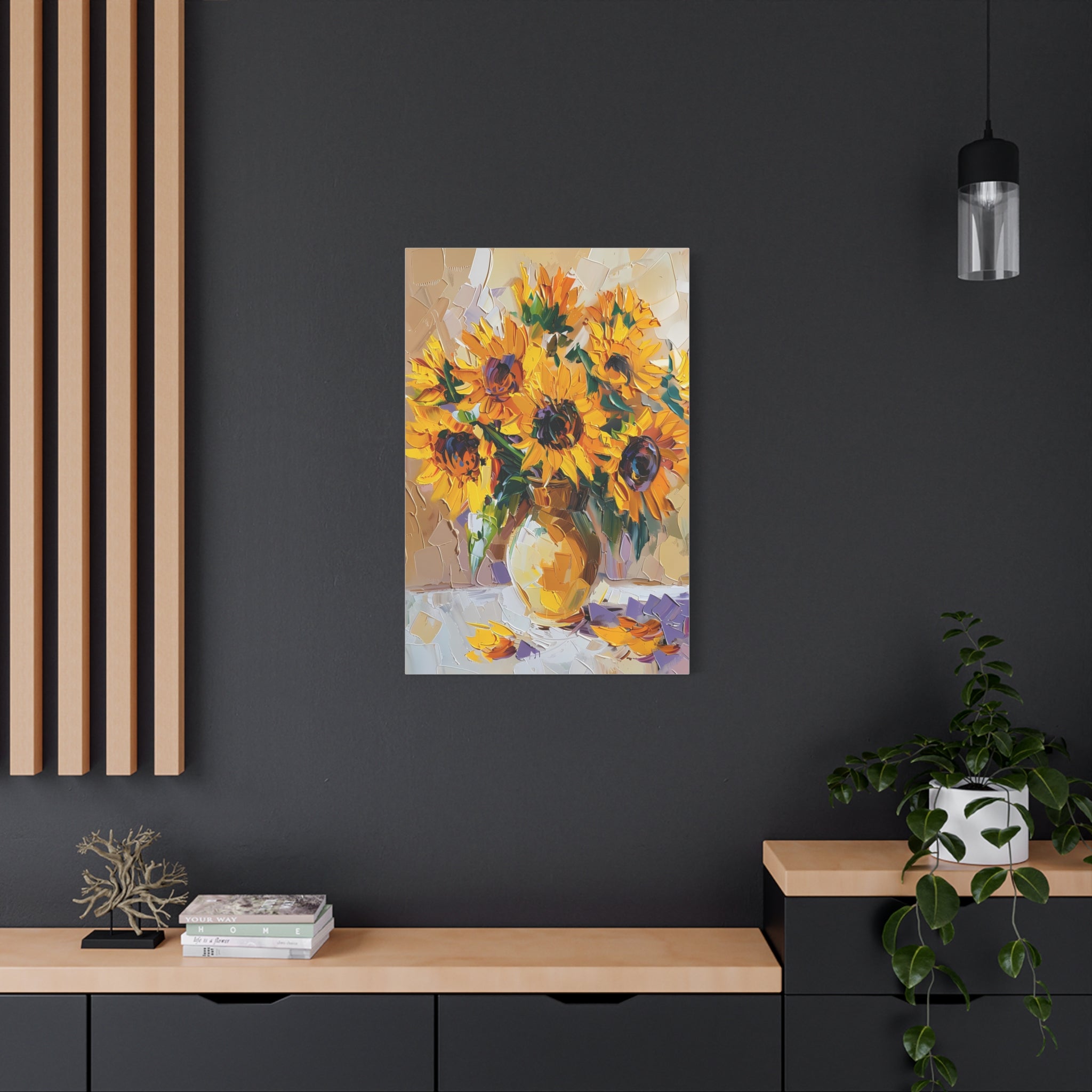 Beautiful Sunflower Canvas Wall Art