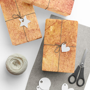 Brown and Burnt Orange Wrapping Paper