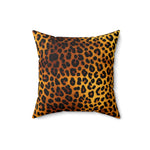 Load image into Gallery viewer, Leopard Print Square Pillow
