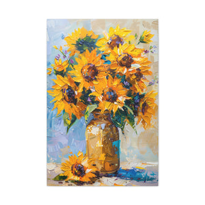 Beautiful Sunflower Canvas Wall Art