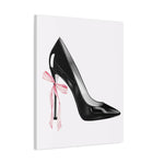 Load image into Gallery viewer, Pink &amp; Black High Heel Stiletto Feminine Canvas
