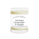 Load image into Gallery viewer, Minted Lavender &amp; Sage Scented Candle
