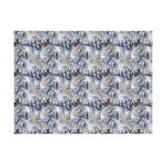 Load image into Gallery viewer, blue and gray winter theme plush fleece blanket
