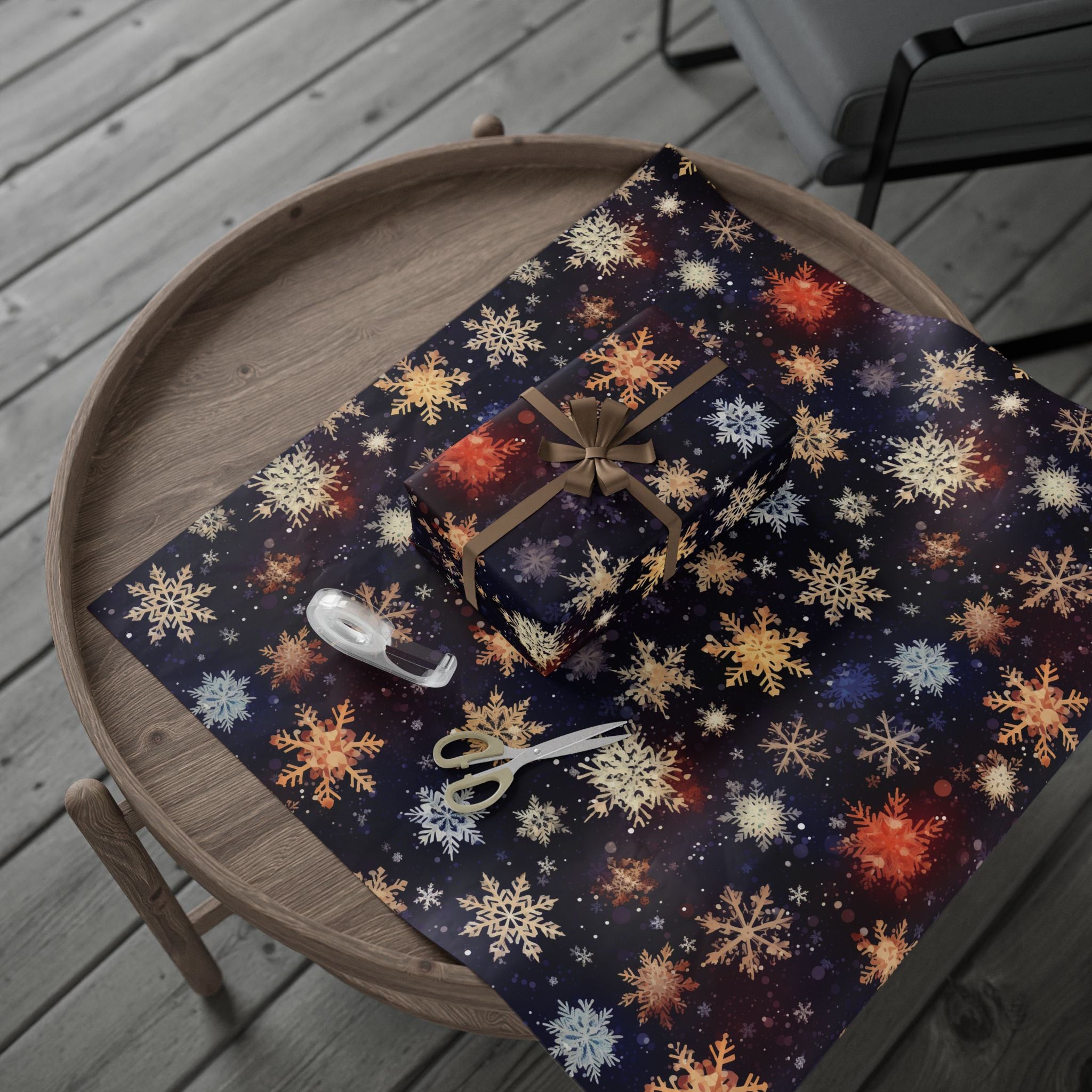 Christmas Star Wrapping Paper