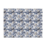 Load image into Gallery viewer, blue and gray winter theme plush fleece blanket
