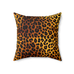 Load image into Gallery viewer, Leopard Print Square Pillow
