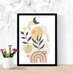 Load image into Gallery viewer, Earthtone Boho Museum-Quality Matte Paper Wooden Framed Poster
