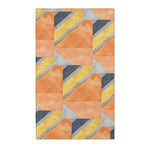 Load image into Gallery viewer, Abstract Orange and Gray Area Rug
