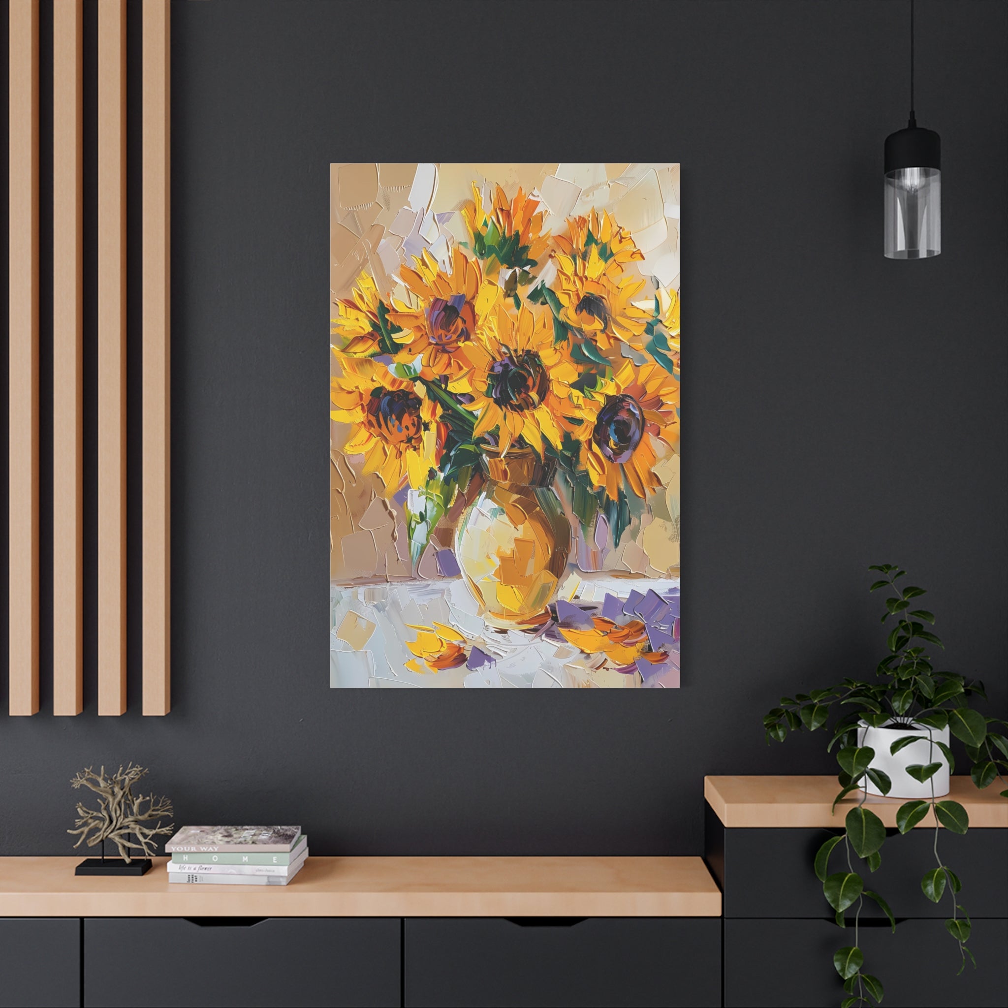 Beautiful Sunflower Canvas Wall Art