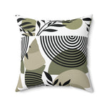 Load image into Gallery viewer, Olive Green Boho Throw Pillow
