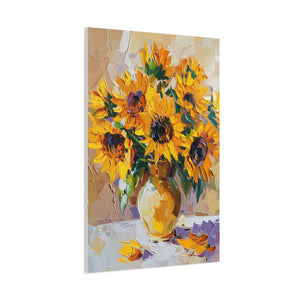 Beautiful Sunflower Canvas Wall Art