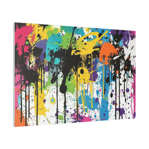 Urban Drip Graffiti Matte Canvas, Stretched, 0.75"