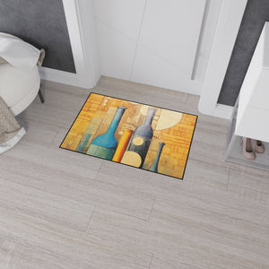 wine bottle floor mat