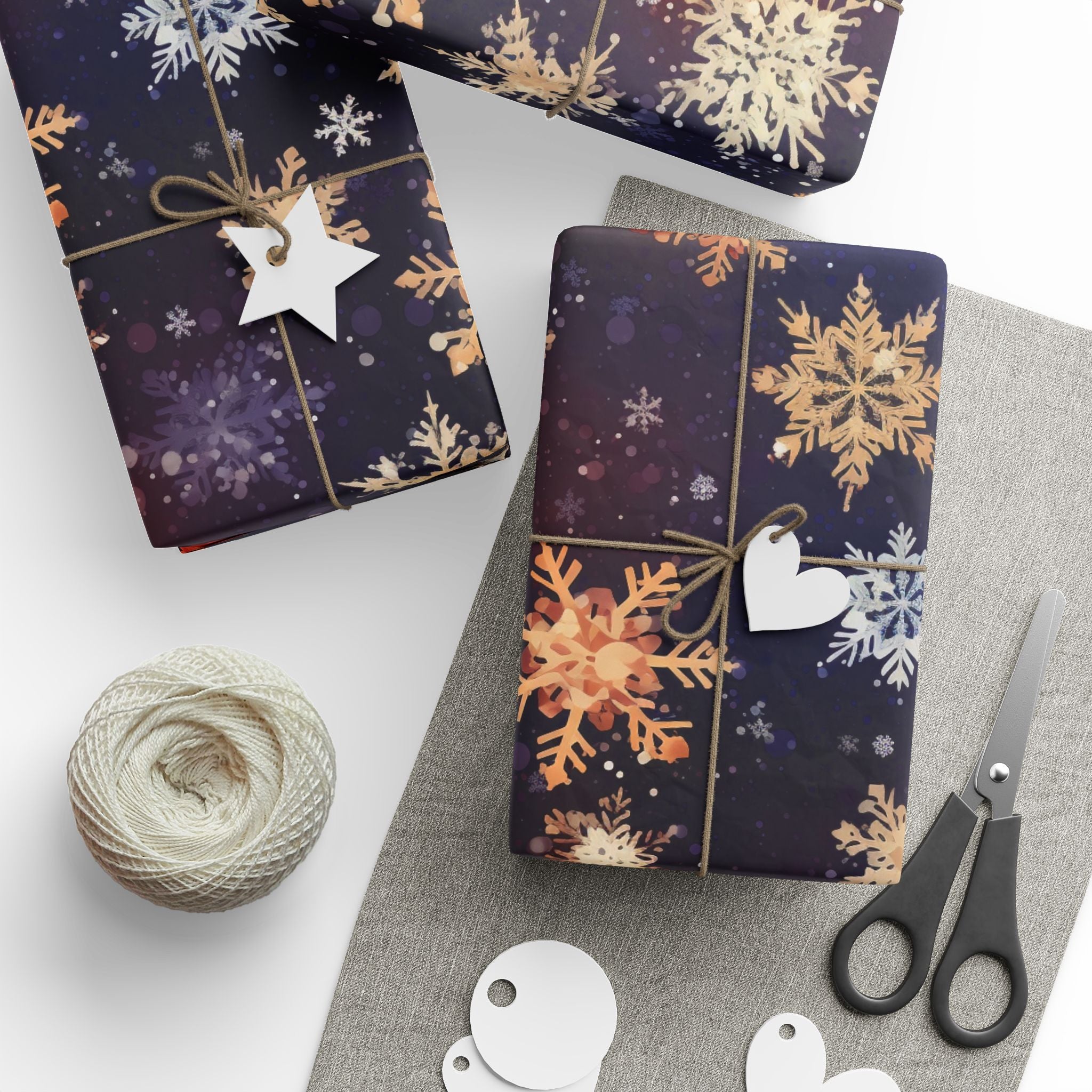 Christmas Star Wrapping Paper