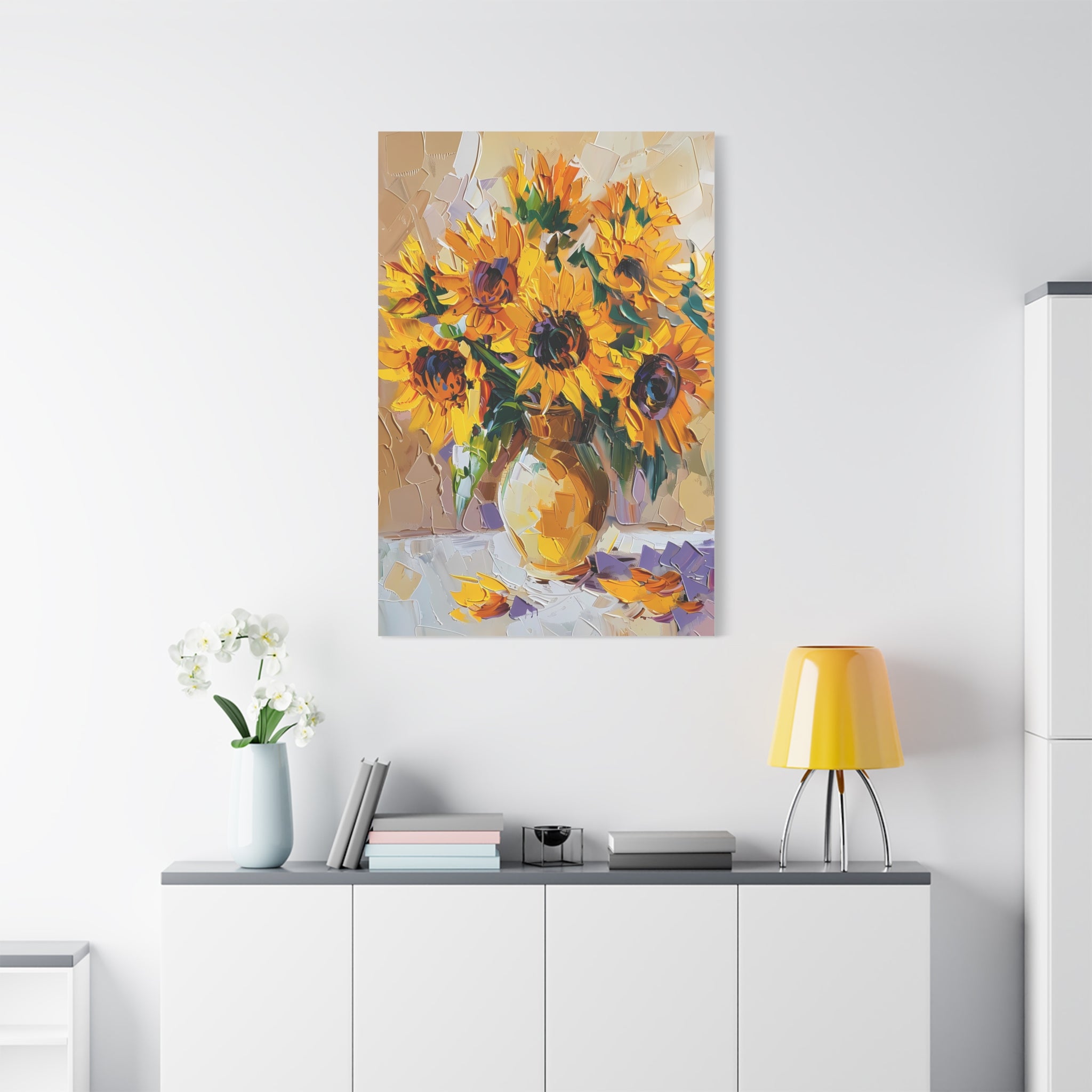 Beautiful Sunflower Canvas Wall Art