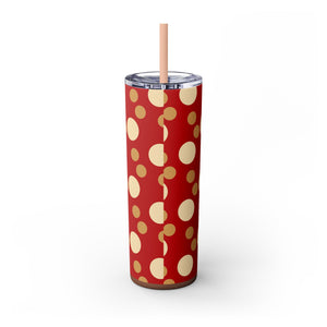 Skinny Tumbler with Straw, 20oz