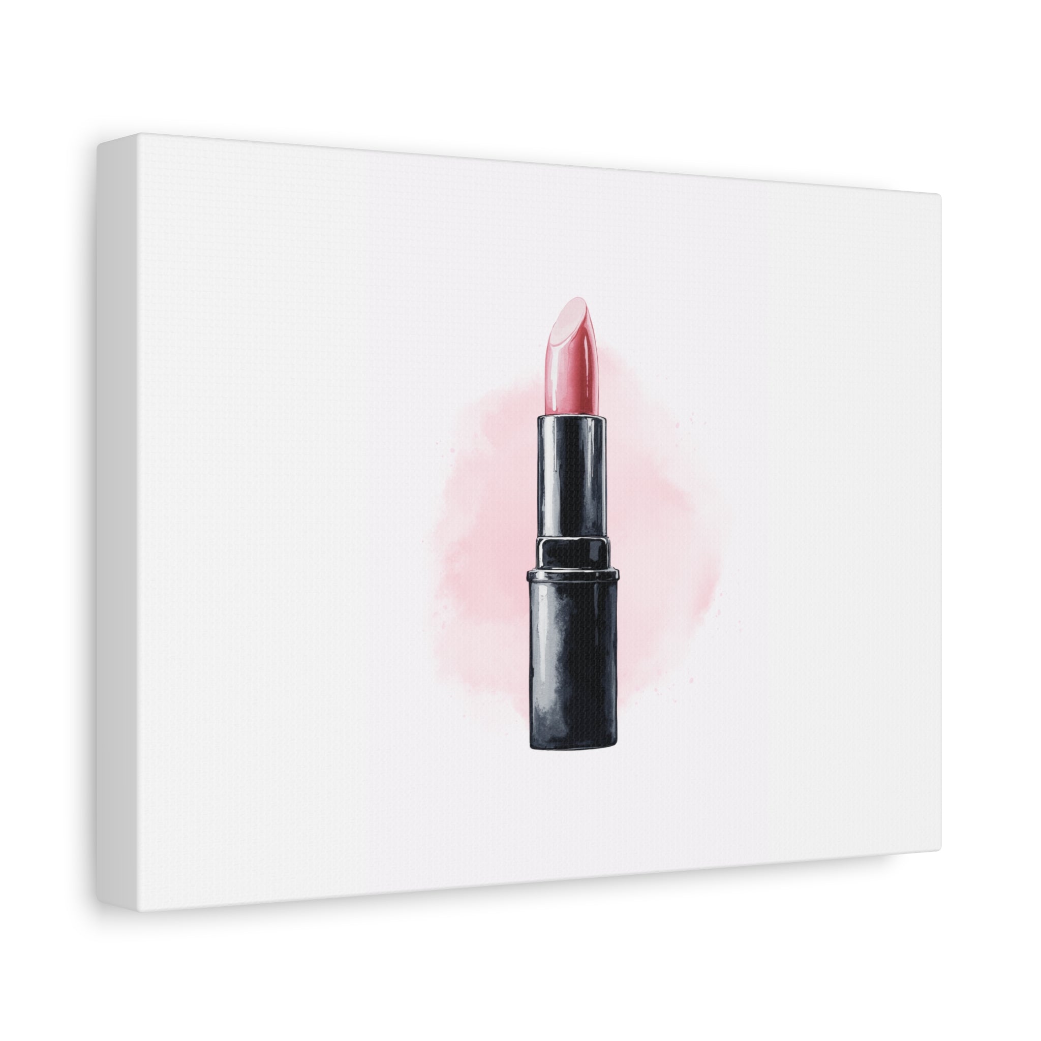 Pretty Pink Lipstick Matte Canvas