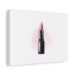 Pretty Pink Lipstick Matte Canvas