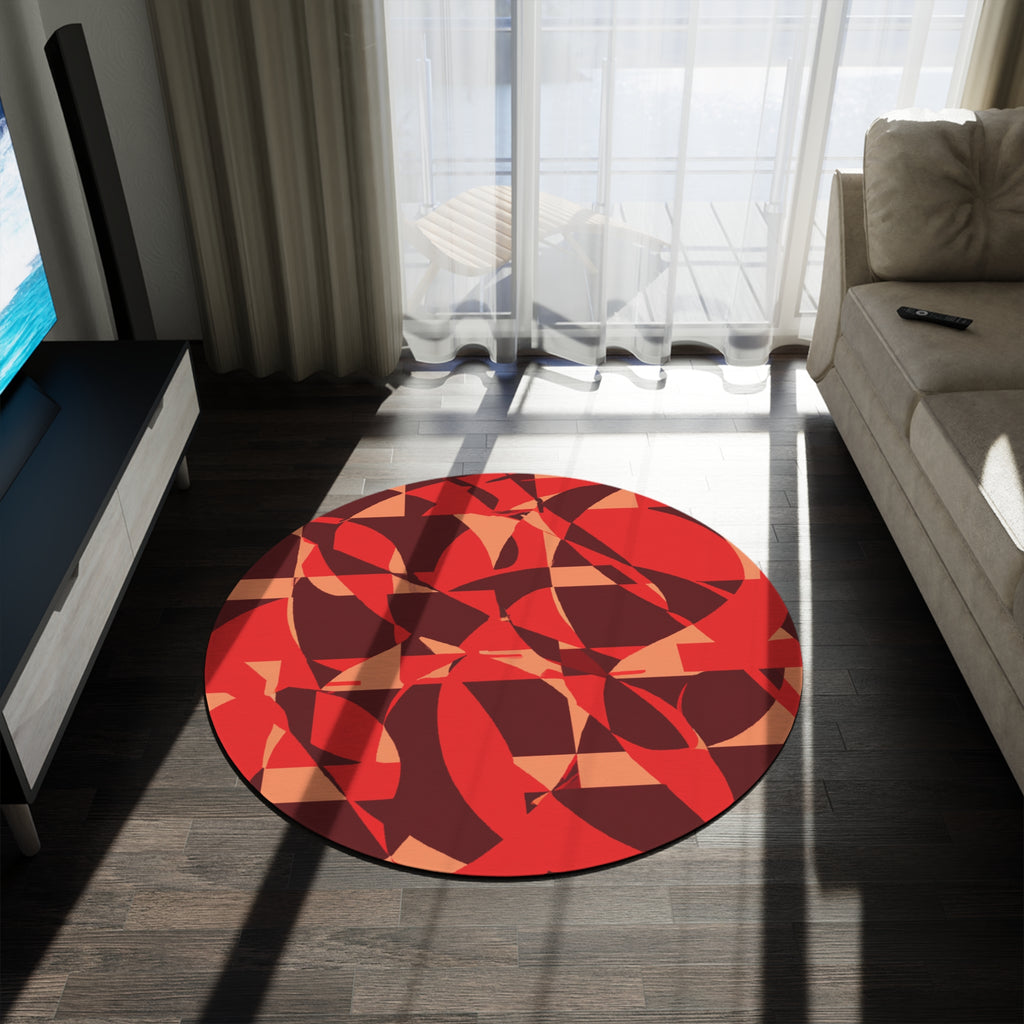 Red ruby decorative rugs