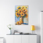 Load image into Gallery viewer, Sunflower Canvas Wall Art
