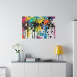 Load image into Gallery viewer, Urban Drip Graffiti Matte Canvas, Stretched, 0.75&quot;
