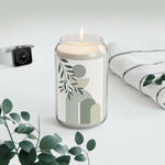 Load image into Gallery viewer, Olive Green Boho Design Scented Candle, 13.75oz
