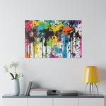 Load image into Gallery viewer, Urban Drip Graffiti Matte Canvas, Stretched, 0.75&quot;
