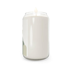 Olive Green Boho Design Scented Candle, 13.75oz